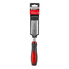 Formão Chanfrado Cabo Dupla Injeção Emborrachado 1/2'' 38mm MTX 245259 Aço Cromo-Vanádio 65 HRC