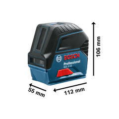 Nivel A Laser Bosch Gcl 2-15 15M C/Pontos De Prumo E Suporte