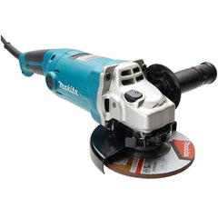 Esmerilhadeira Angular 125Mm Industrial 1050W Com Disco de Desbaste Chave Punho GA5010 220V Makita