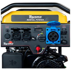 Gerador de Energia a Gasolina Toyama TG3500-RP Monofásico Bivolt 120/220V 3.5kW Partida Manual AVR para Obras e Casa