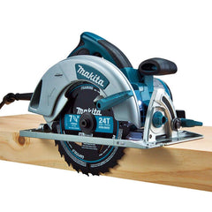 Serra Circular 185mm 7-1/4'' 1800W 5800 RPM Madeira Iluminação com Lamina e Guia 5007MG 220V Makita