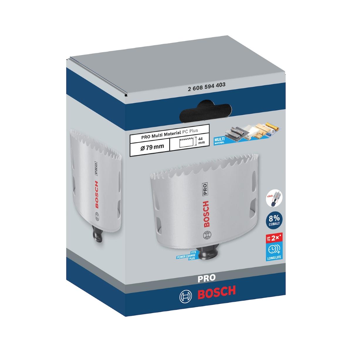 Serra Copo Bosch Pro Multi Material Power Change Plus 79mm