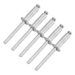 Rebite de Repuxo 4,8 x 16mm 50 Unidades MTX Aço Galvanizado Resistente à Corrosão