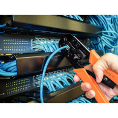 Alicate Crimpador RJ11 RJ12 RJ45 Tramontina PRO Aço Inoxidável Conexões de Rede