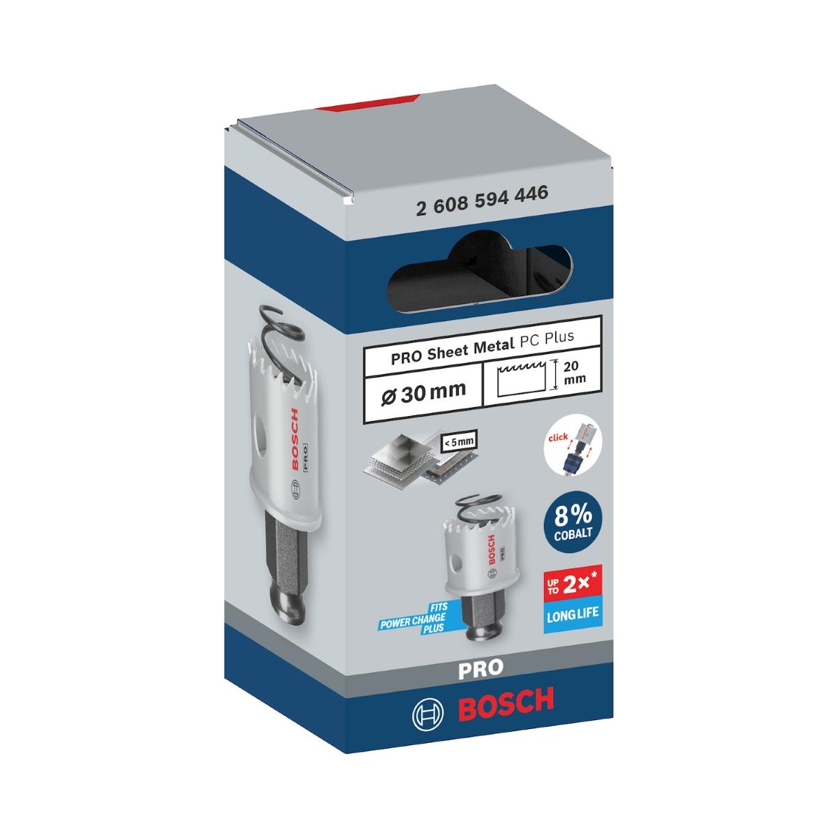 Serra Copo Bosch Pro Sheet Metal Power Change Plus 30mm