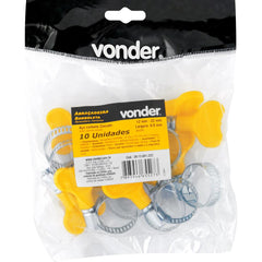 Abraçadeira Borboleta 12 mm à 22 mm com 10 peças Vonder