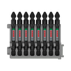 Jogo Bits Bosch Pro Pozidriv Impact Duplo 65mm 8Un