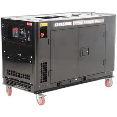 Gerador à Diesel Dgr-15000 Monofasico 14,5Kw Cabinado Kawashima