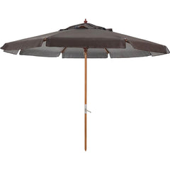 Ombrellone Madeira PVC manivela 2,70m marrom Bel Lazer
