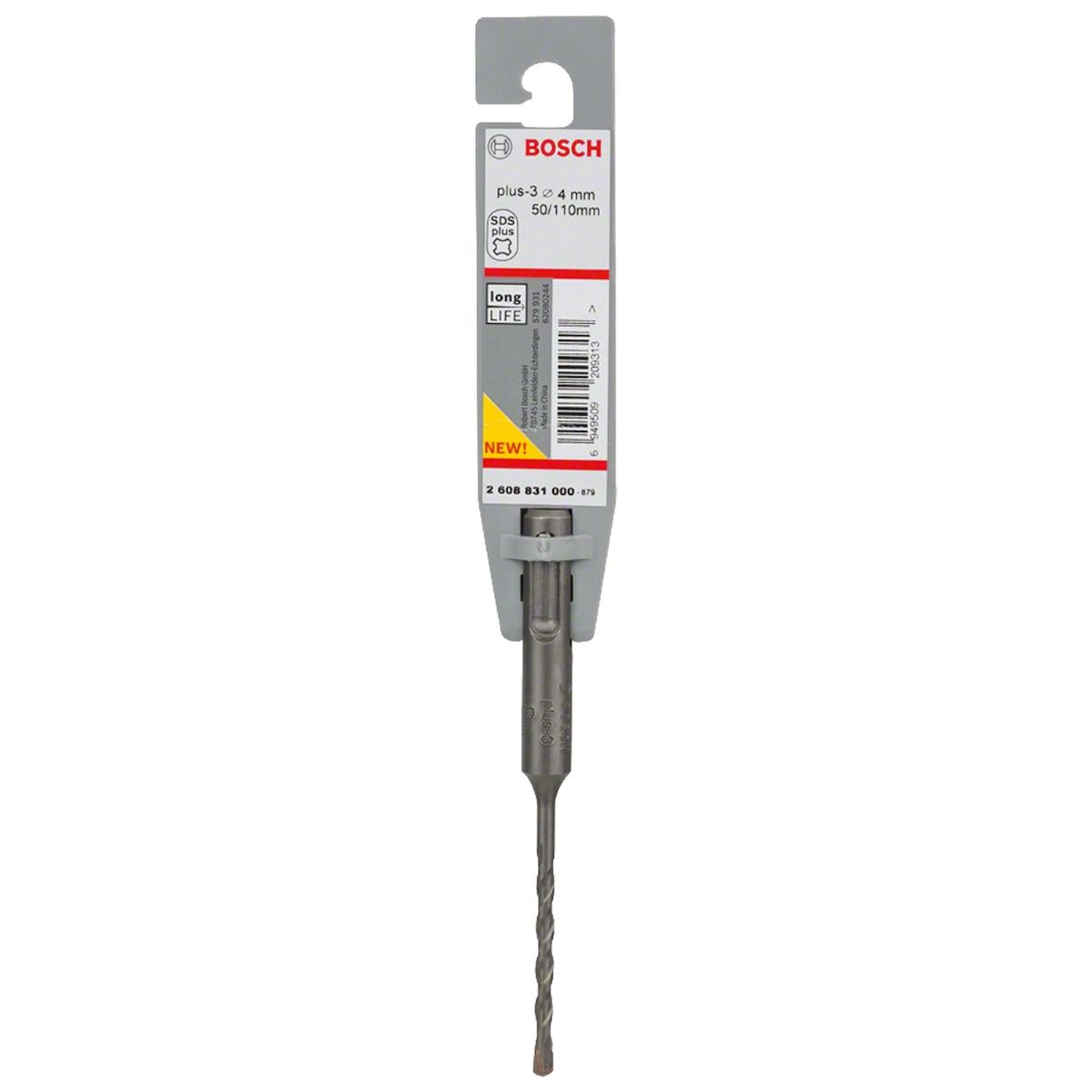 Broca Bosch Sds Plus-3 Para Concreto Ø4 X 50 X 110 mm