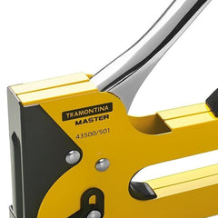 Grampeador Manual Tramontina Master Aço T50 800 Grampos 8mm Fixação Forte