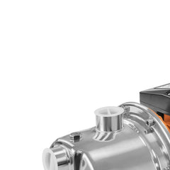 Bomba D'água Elétrica Autoaspirante Inox Tramontina BTA10i 1HP 3700L/h 127V/220V Altura Sucção 9m Recalque 44m