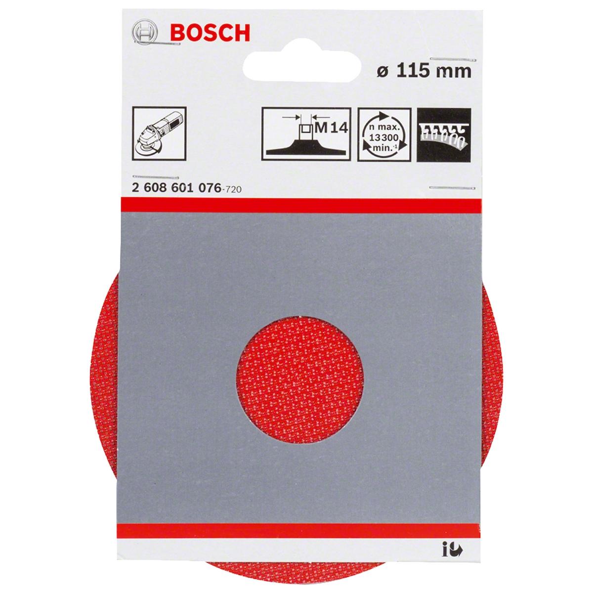 Prato Para Esmerilhadeira Com Porca M14 Bosch 115mm