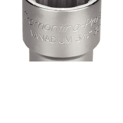 Soquete Estriado 38mm 3/4'' Aço Cromo Vanádio Tramontina PRO Durável e Resistente