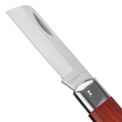 Canivete Sparta 200mm Lâmina Reta Cabo Madeira Aço Inoxidável 3Cr13 133g Modelo 7899855