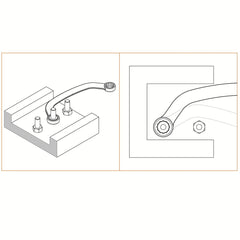Chave Meia‑Lua 19x22 mm Aço Cr‑V Cromado Norma DIN 3318 Tramontina PRO