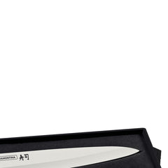 Faca Yanagiba Tramontina Sushi Gold 9 Polegadas Aço Inox 57 HRC 2,5mm Profissional Cabo Reforçado