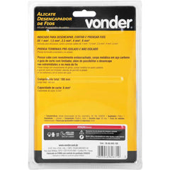 Alicate desencapador de fios automático AD180 Vonder