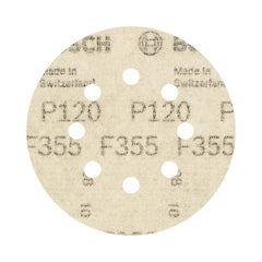 Disco De Lixa Bosch Pro F355 125mm Grano 120 - 5 Unidades