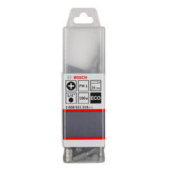 Ponta Parafusar Bosch Eco Extra Hard Ph1 25mm Phillips 100U