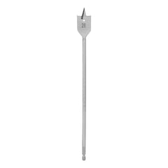 Broca Chata Para Madeira Longa 28mm 300mm Aço 45 Haste Hexagonal 7mm MTX 7040289 Furos Precisos