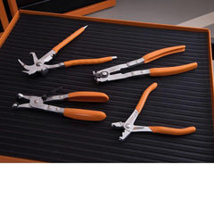 Alicate Para Abraçadeiras Elásticas 9'' Tramontina PRO Instalação Rápida Aço Carbono