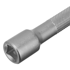 Extensão Soquete CrV 1/2'' 125mm Aço Cromo Vanádio Revestimento Cromado Fosco STELS 1390655