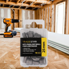 Jogo Bits 1/4" Philips PH2 c Limitador 25mm Drywall Tradestar