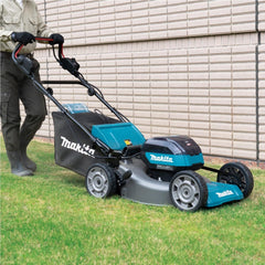 Carrinho Cortador de Grama 480Mm Sem Fio 40V Com 2 Baterias Carregador LM001GT201 220V Makita