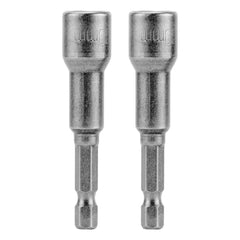 Soquete Magnético Para Parafusadeira 10 mm 65 mm 2 Peças Aço 40ACR Mtx
