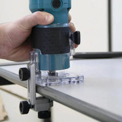 Tupia 6Mm 1/4'' 530W 35000RPM Com Guia Reta e Padrão Chave Base Acrílica M3700B 220V Makita