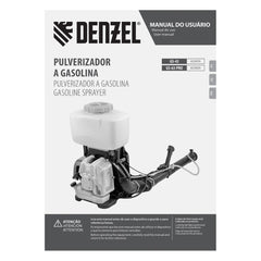 Pulverizador e Soprador Gasolina 63cc 25L 3.6HP Denzel GS-63-PRO Ciclo 2 Tempos