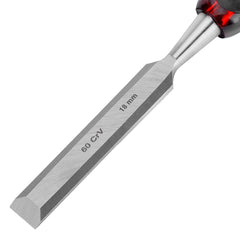 Formão Chanfrado Cabo Dupla Injeção Emborrachado 18mm Aço Cromo-Vanádio MTX 245139