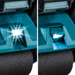 Lixadeira de Cinta Profissional Makita 76mm 40V BS001GM201 2 Baterias Carregador Mak-pac 4