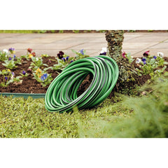 Mangueira Flex Para Jardim Tramontina 200m 4 Camadas 10 Bar 50°C Verde Com Faixa Preta