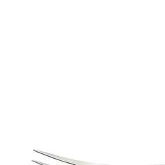 Garfo Trinchante Tramontina Utilità Aço Inox Cabo Polipropileno Branco Resistente Ergonômico