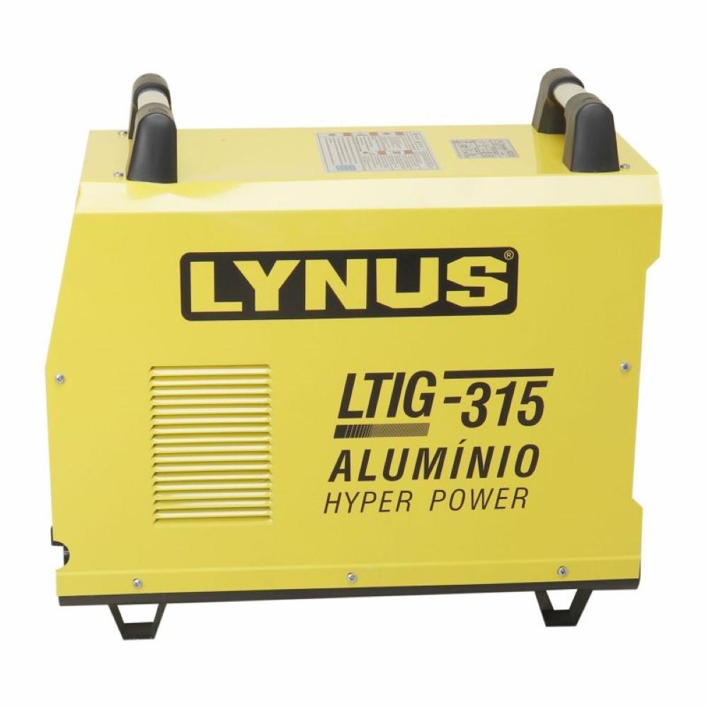 Máquina Inversora de Solda TIG AC/DC 315HP Bivolt para Alumínio Com Garra Negativa  LTIG 315A Lynus