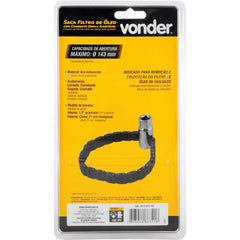 Chave Saca Filtro Óleo 143Mm Encaixe 1/2'' Corrente Dupla Vonder
