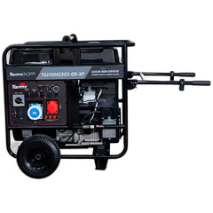 Gerador a Gasolina Toyama TG22000CXE3-DR-XP 22kVA Trifásico Monofásico 19kW 18kW Partida Elétrica Potente