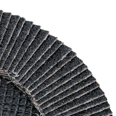 Disco Desbaste Tipo Flap Carboneto de Silício Grão 40 180mm 22,2mm Denzel 7407355 Para Esmerilhadeira
