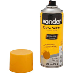Tinta Spray Acrílica Amarelo 350ML/250G Vonder