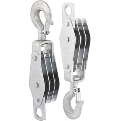 Moitão cadernal 650kg 3 roldanas 45x10mm c/ 2 peças Vonder