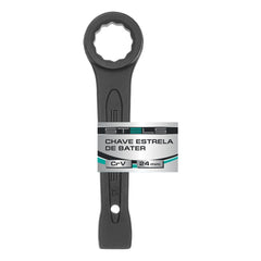 Chave Estrela De Bater 24mm Stels 1426955 Aço Carbono Fosfatizada