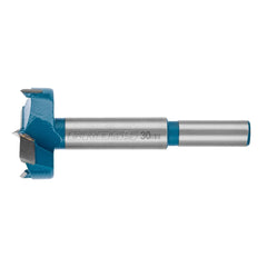 Broca Fresa Forstner Para Madeira 30mm Haste Cilíndrica Aço Rápido HSS 1pc