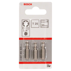 Ponta Para Parafusar Bosch Extra Hard T25 25mm 3U