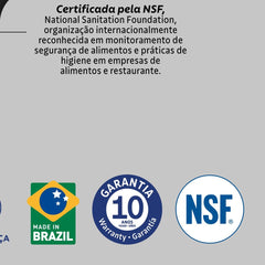 Faca Para Tornear Tramontina Solutta 3 Polegadas Lâmina Aço Inox Cabo Policarbonato Fibra Vidro
