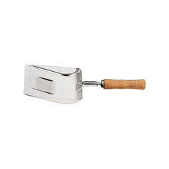 Pá Para Cinzas Churrasco 37cm Lâmina Em Aço Inox E Cabo De Madeira Tramontina