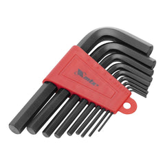 Jogo De Chave Allen Curta 1,5 - 10mm Crv 9 Peças Oxidado Preto Mtx 112269