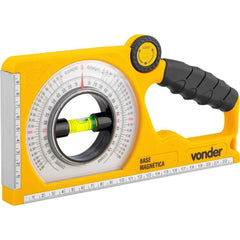 Medidor De Ângulo Inclinômetro 0-90° Base Magnética Vonder 250mm ABS