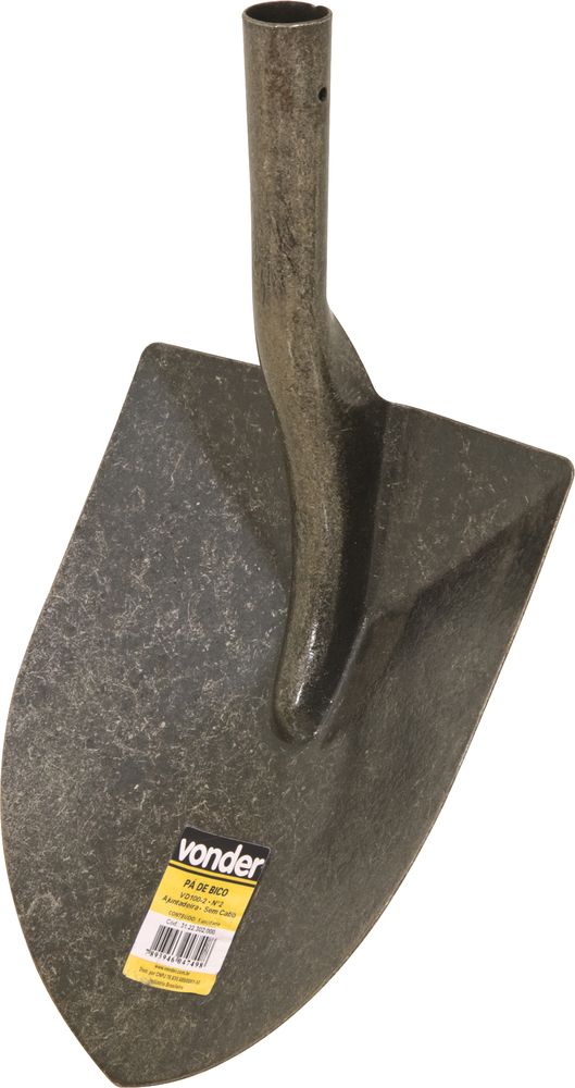 Pá de bico 225x295mm n.2 sem cabo vd100 Vonder